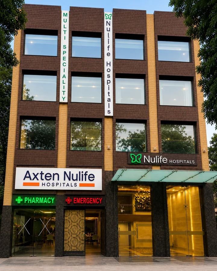 Axten Nulife Hospitals building in Nehru Enclave, New Delhi